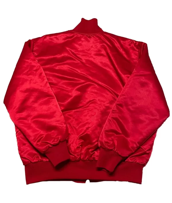 Minors Rare Red Wave Red Satin Full-Snap Jacket