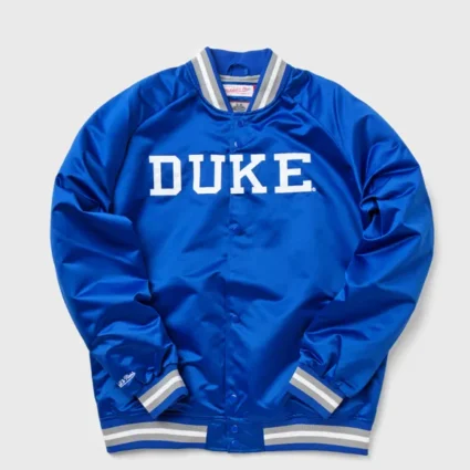 Mitchell & Nessnba Lightweight Satin Blue Jacket