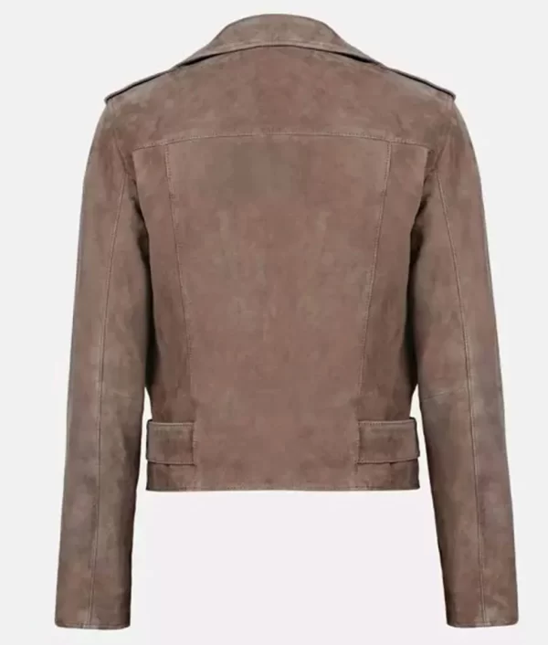 Modern Family S08 Haley Dunphy Brown Moto Jacket