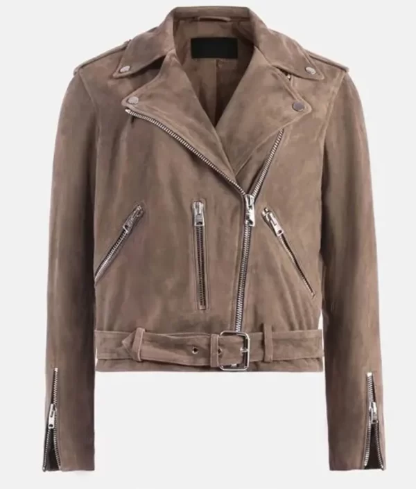 Modern Family S08 Sarah Hyland Brown Leather Jacket