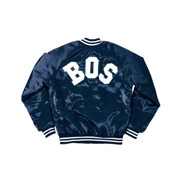 Navy Blue Bos Flight Jacket