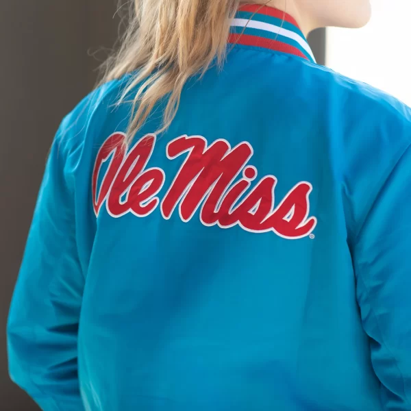 Ole Miss Vintage-Inspired Blue Bomber Jackets