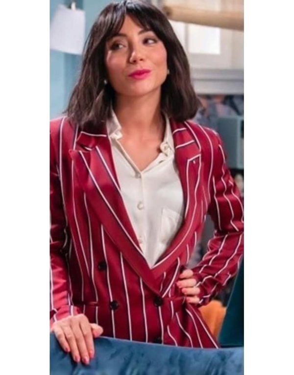 Papel Principal Carolina Carvalho Striped Blazer