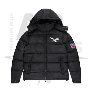 Philadelphia Eagles Black Puffer Jacket