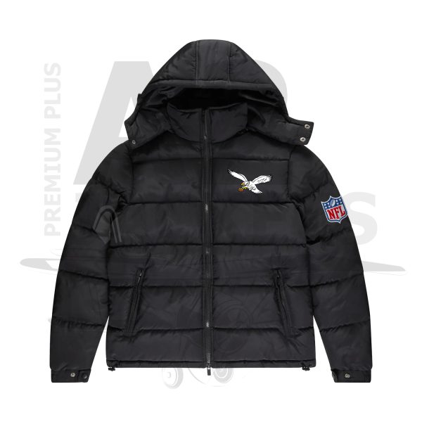 Philadelphia Eagles Black Puffer Jacket