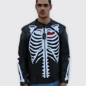 Punisher Skeleton Leather Jacket