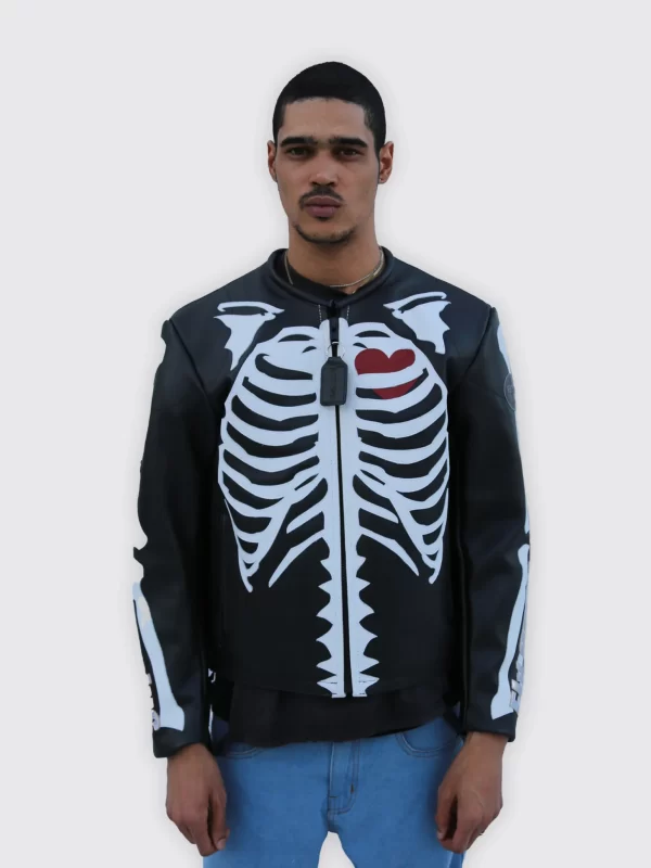 Punisher Skeleton Leather Jacket