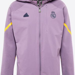 Real Madrid adidas Travel Hoodie - Purple