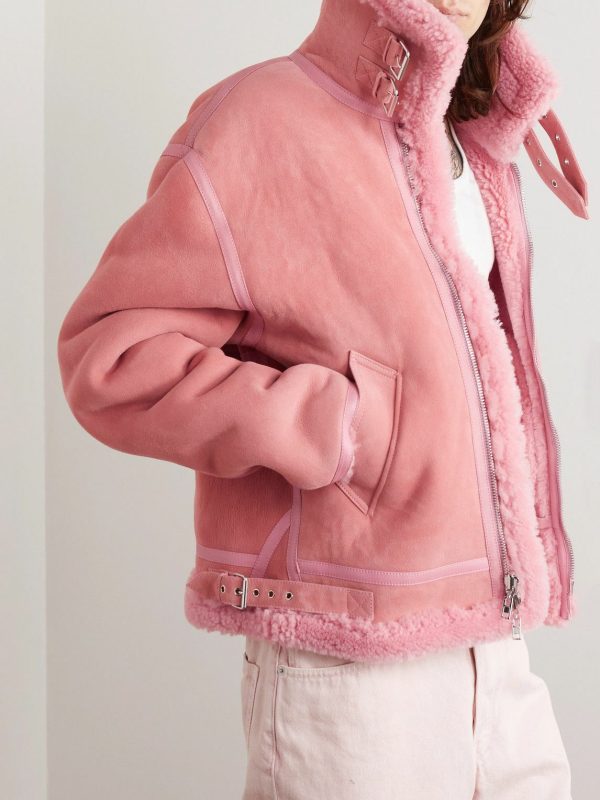 Reversible Suede-Lined Shearling Jacket