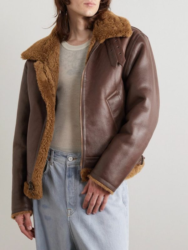 Reversible Suede-Lined Shearling Jackets