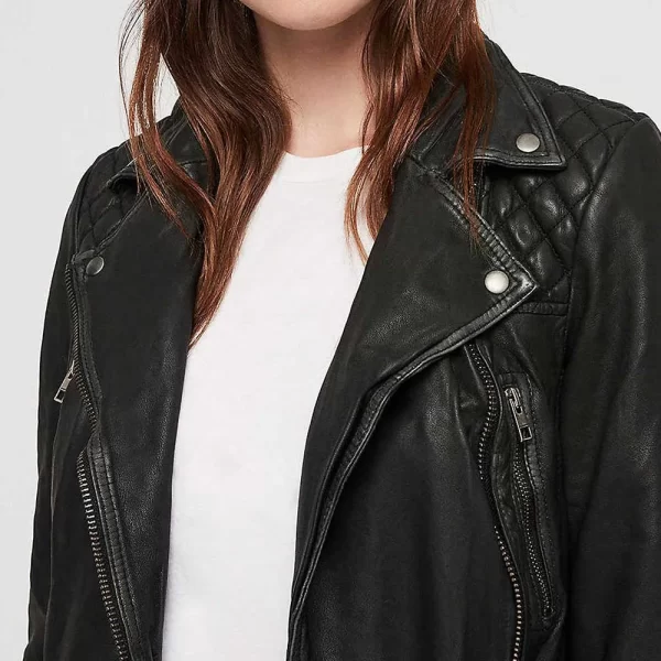 Scandal Season 4 Katie Lowes Leather Jacket