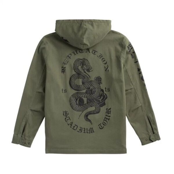 Taylor Swift Reputation Stadium Tour Army Jacket