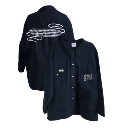 The Girlie Show Denim Blue Crew Jacket