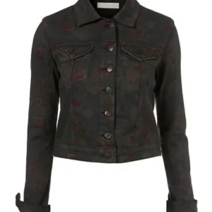 The Vampire Diaries S02 Candice King Denim Black Jacket