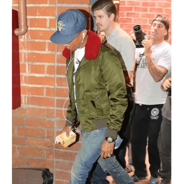 The Voice Pharrell Williams Green Twill Jackets