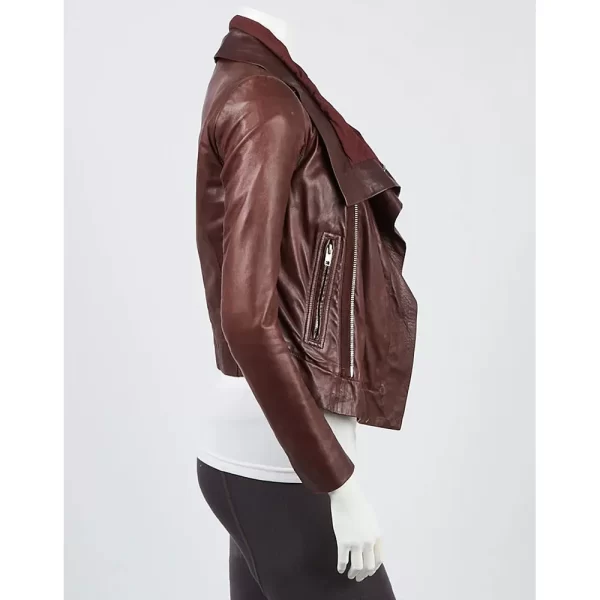 Unforgettable S03 Poppy Montgomery Leather Jacket