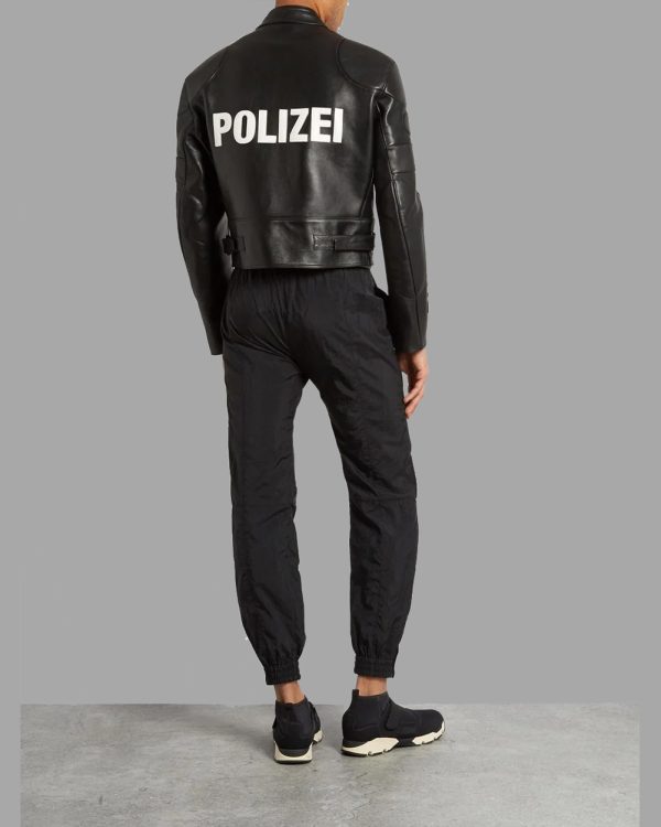 Vetements Polizei Leather Jacket