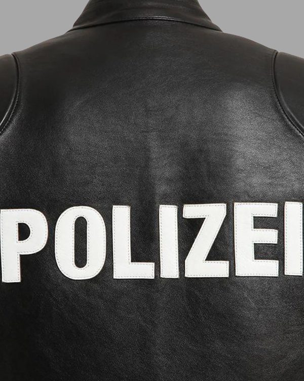 Vetements Polizei Leather Jacket