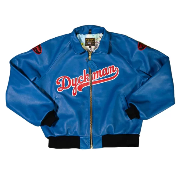 Vanson Blue Leathers Dyckman Jacket