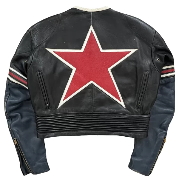 Vanson Leathers Black Motorcycle Racer Jacket