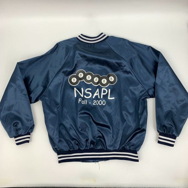 Vintage Amateur Pool League NSAPL Satin Varsity Jacket