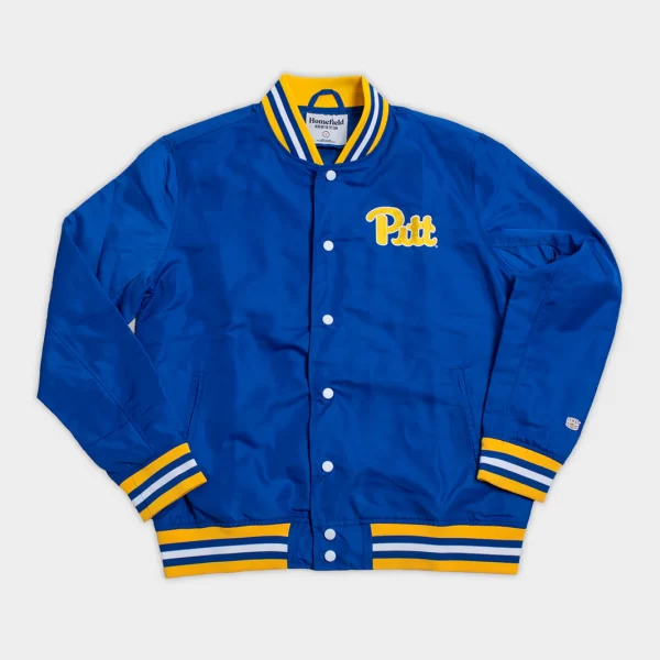 Vintage-Inspired Pitt is It! 1970's Blue Bomber Jacket