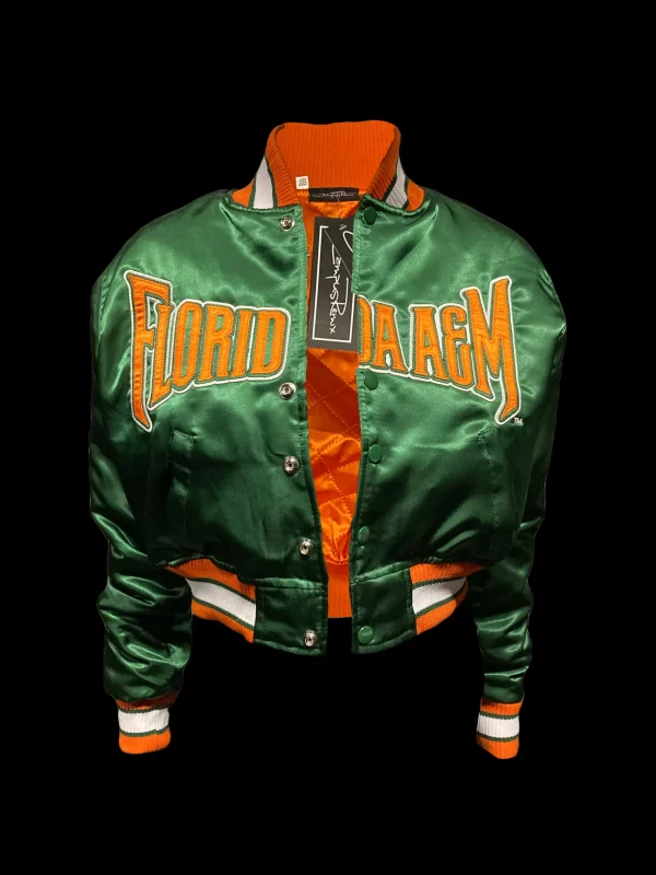 Women Florida A&M University Satin Jacket