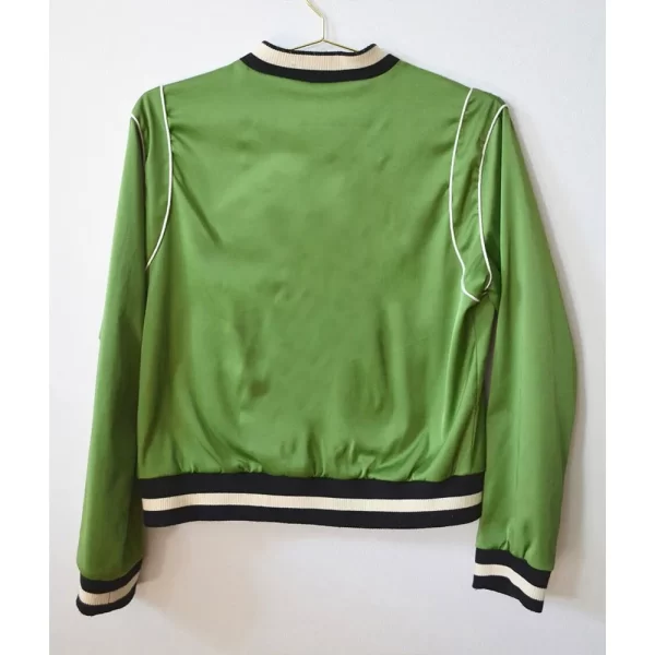 iCarly Season 5 Sam Puckett Green Bomber Satin Jacket