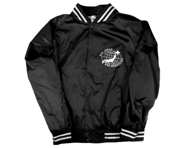 Ajpw Black Nylon Satin Jacket