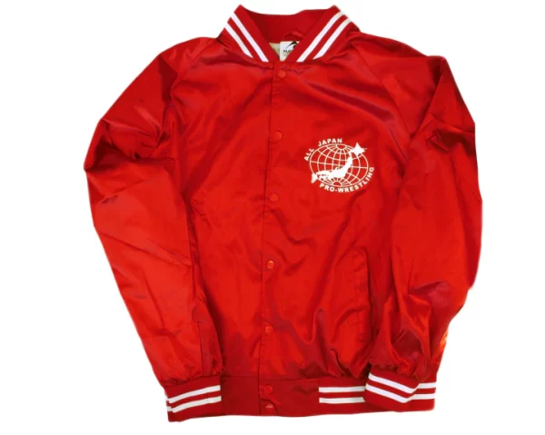 Ajpw Red Nylon Satin Jacket