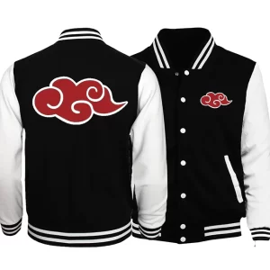 Akatsuki Cloud Wool Varsity Jacket