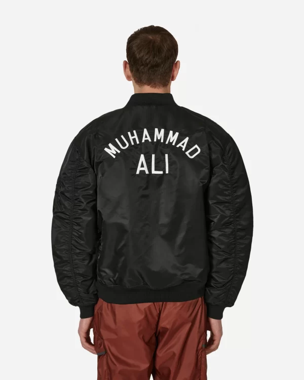 Alpha Industries Muhammad Ali MA-1 Bomber Black Jacket