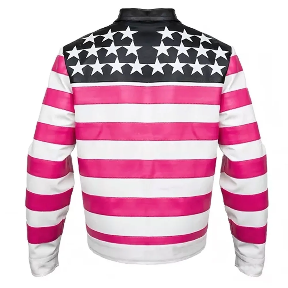 American Flag Lil Uzi Vert Leather Jacket