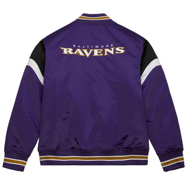 Baltimore Ravens Purple Heavyweight Satin Jacket