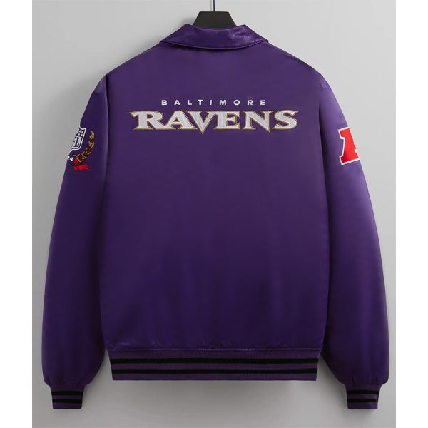 Baltimore Ravens Traveler Bomber Purple Jacket