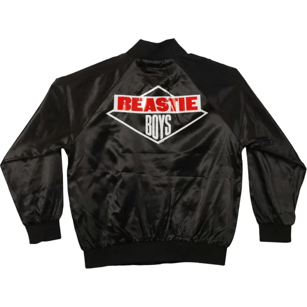 Beastie Boys Jr Diamond Black Satin Jacket