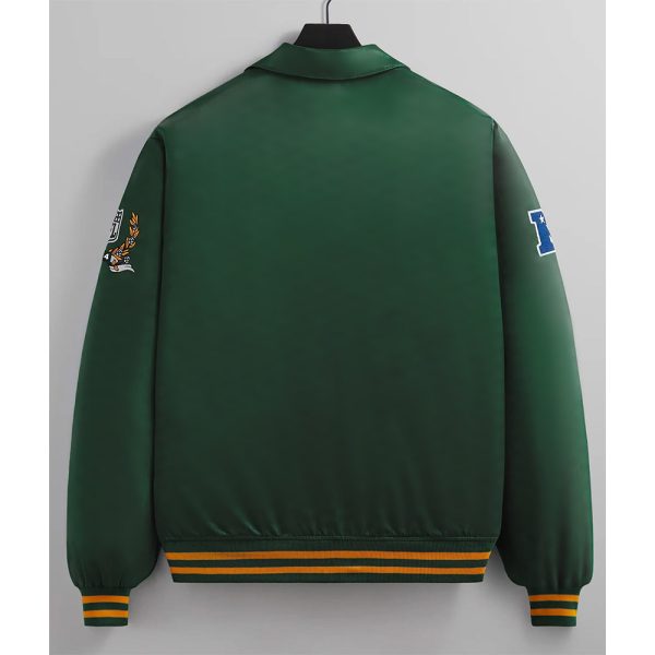 Board Green Bay Packers Green Bomber Satin Jacket