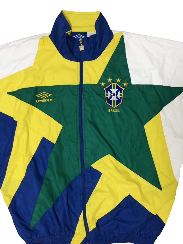 Brazilian Grand Prix In A 90s National Team Track Jacket