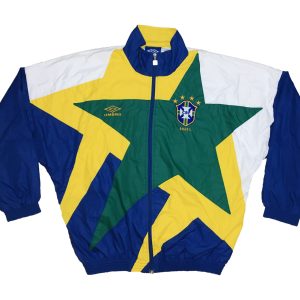 Brazilian Grand Prix In A 90s National Team Track Jacket