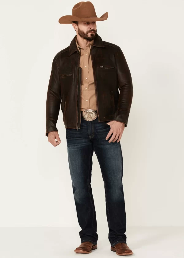 Cattle Cowhide Leather Jacket