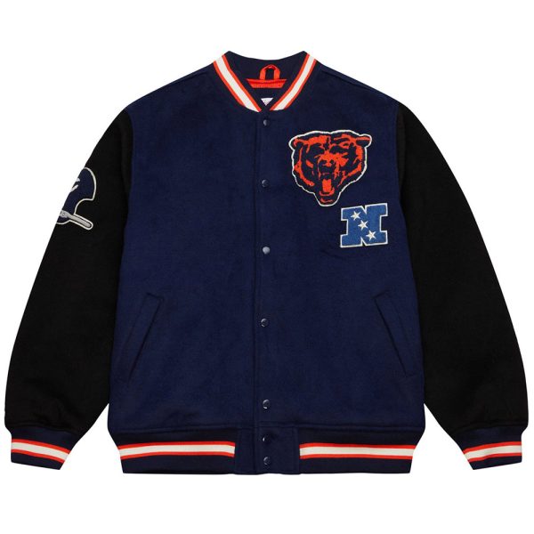 Chicago Bears Team Legacy Wool Varsity Jacket