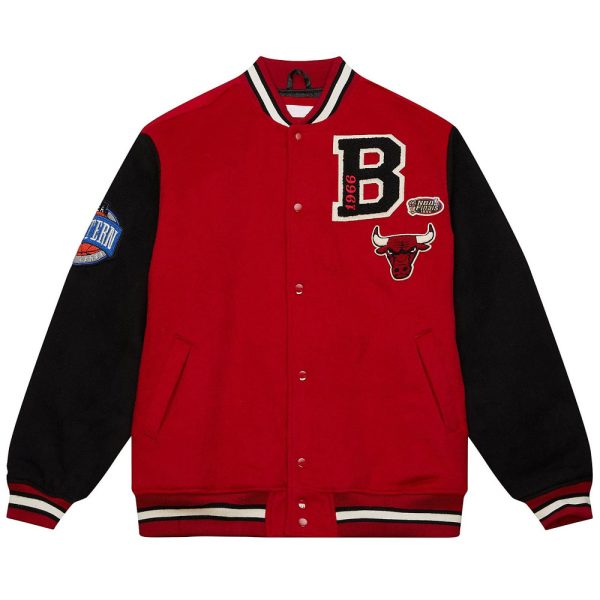 Chicago Bulls Team Legacy Wool Varsity Jacket