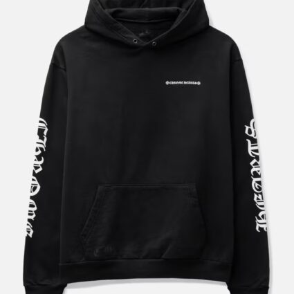 Chrome Hearts Cross Print Black Hoodie