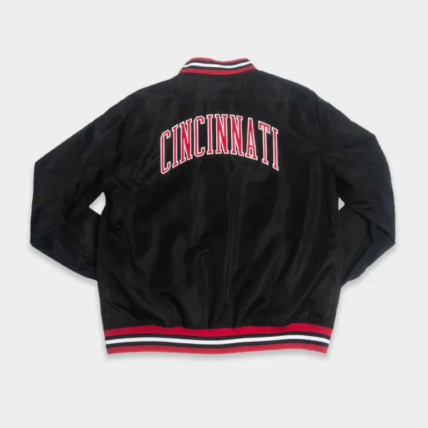 Cincinnati Bearcats 1990s Logo Bomber Black Jacket