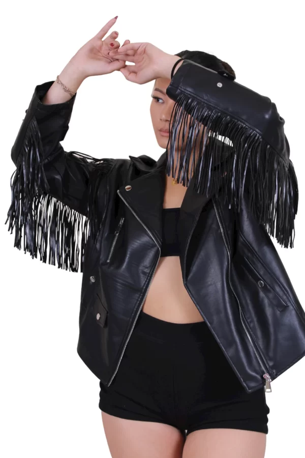 Cowgirl-moto Fringe Western Jackets