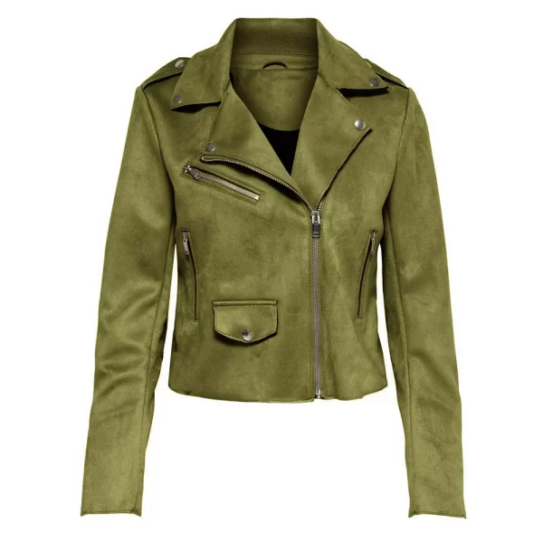 Ghosts S05 Charlotte Ritchie Green Leather Jacket