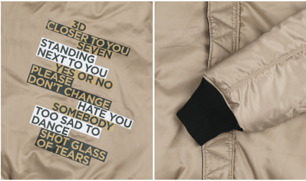 Golden Merch Bomber Jacket