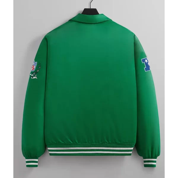 Green Parrot Philadelphia Eagles Full-Snap Satin Jacket