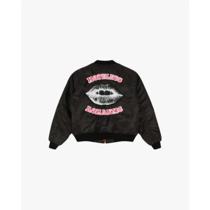 Hopeless Romantic Nylon Bomber Jacket