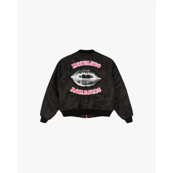 Hopeless Romantic Nylon Bomber Jacket